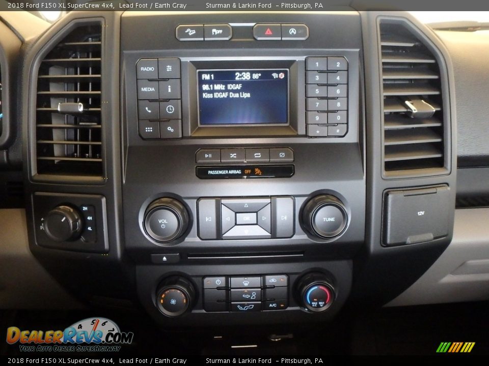 2018 Ford F150 XL SuperCrew 4x4 Lead Foot / Earth Gray Photo #11