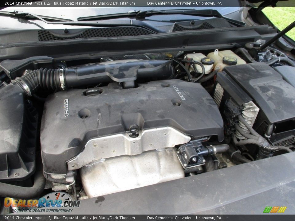 2014 Chevrolet Impala LS Blue Topaz Metallic / Jet Black/Dark Titanium Photo #35
