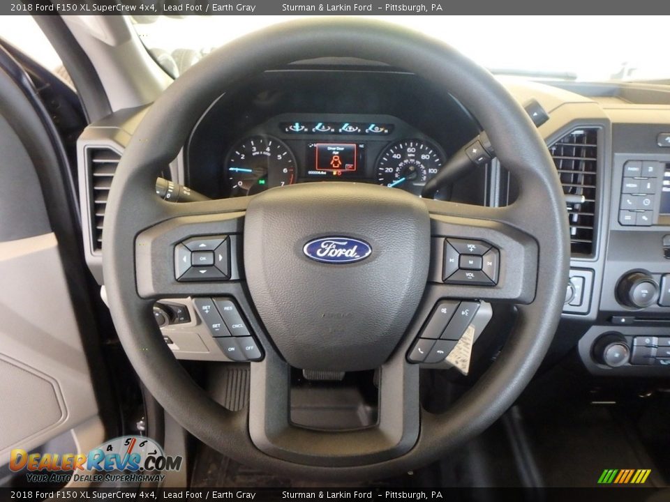 2018 Ford F150 XL SuperCrew 4x4 Lead Foot / Earth Gray Photo #14
