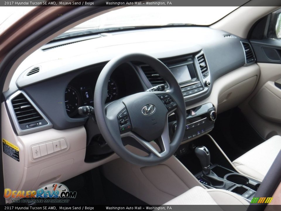 2017 Hyundai Tucson SE AWD Mojave Sand / Beige Photo #13