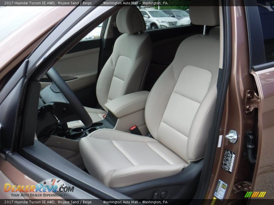 2017 Hyundai Tucson SE AWD Mojave Sand / Beige Photo #14