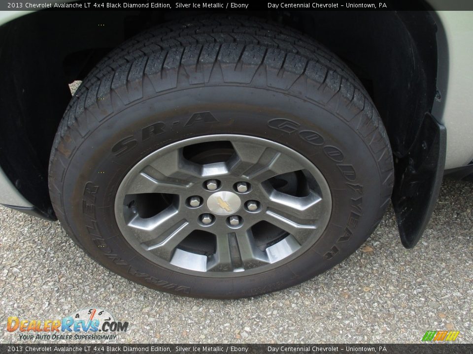 2013 Chevrolet Avalanche LT 4x4 Black Diamond Edition Silver Ice Metallic / Ebony Photo #13