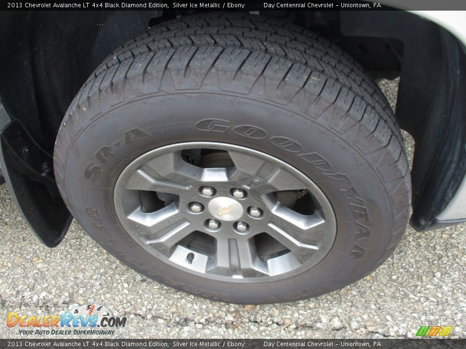 2013 Chevrolet Avalanche LT 4x4 Black Diamond Edition Silver Ice Metallic / Ebony Photo #15