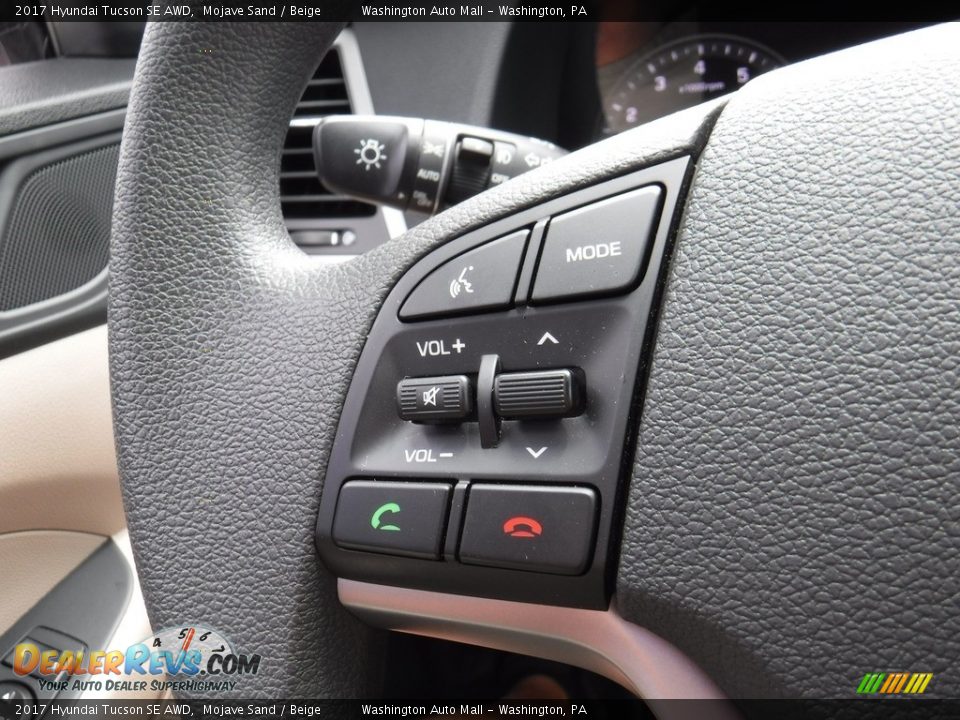 2017 Hyundai Tucson SE AWD Mojave Sand / Beige Photo #22