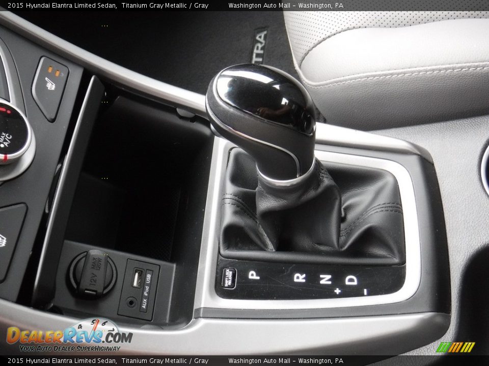 2015 Hyundai Elantra Limited Sedan Titanium Gray Metallic / Gray Photo #21