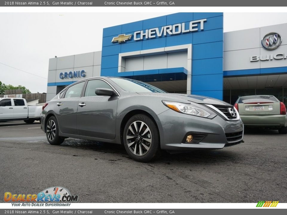 2018 Nissan Altima 2.5 S Gun Metallic / Charcoal Photo #1