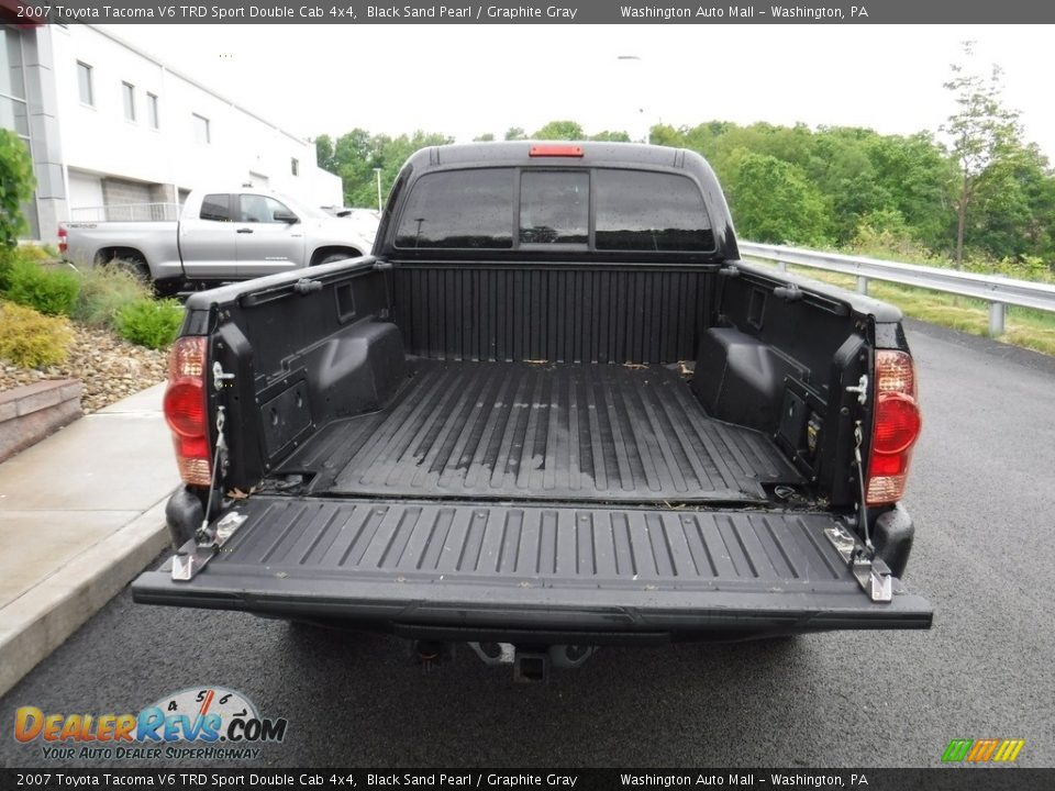 2007 Toyota Tacoma V6 TRD Sport Double Cab 4x4 Black Sand Pearl / Graphite Gray Photo #12