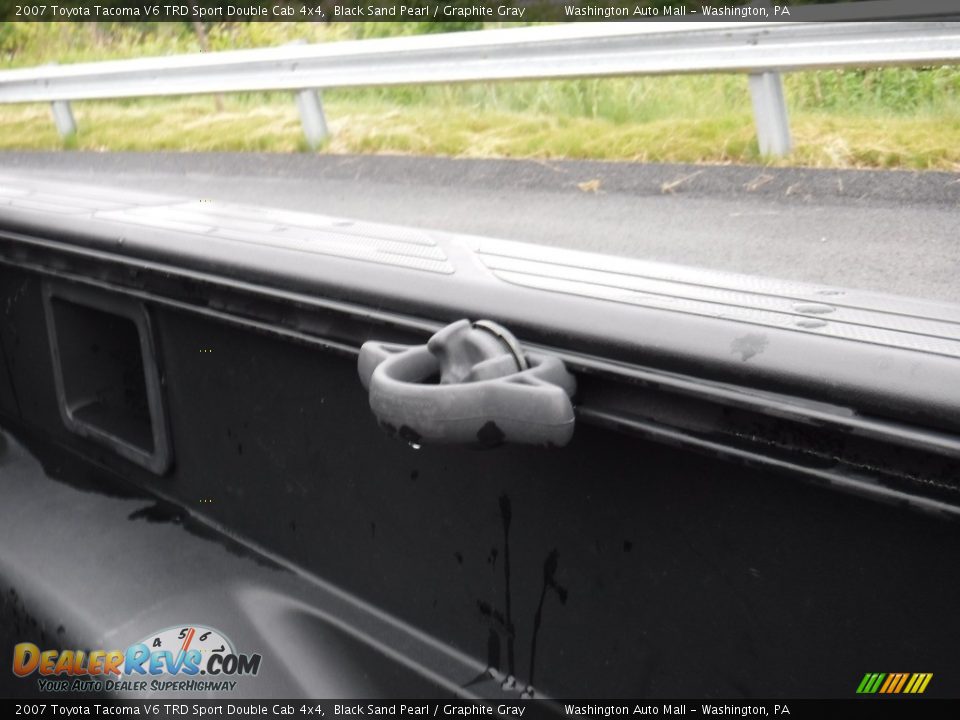 2007 Toyota Tacoma V6 TRD Sport Double Cab 4x4 Black Sand Pearl / Graphite Gray Photo #13