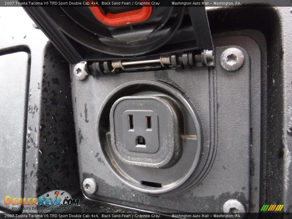 2007 Toyota Tacoma V6 TRD Sport Double Cab 4x4 Black Sand Pearl / Graphite Gray Photo #14