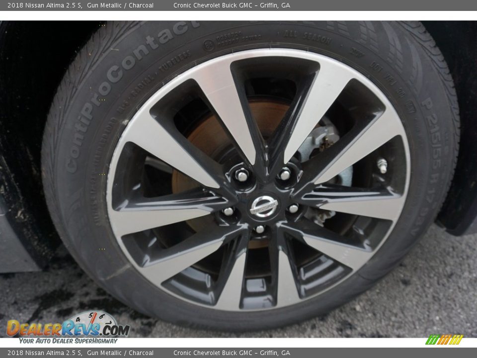 2018 Nissan Altima 2.5 S Gun Metallic / Charcoal Photo #11