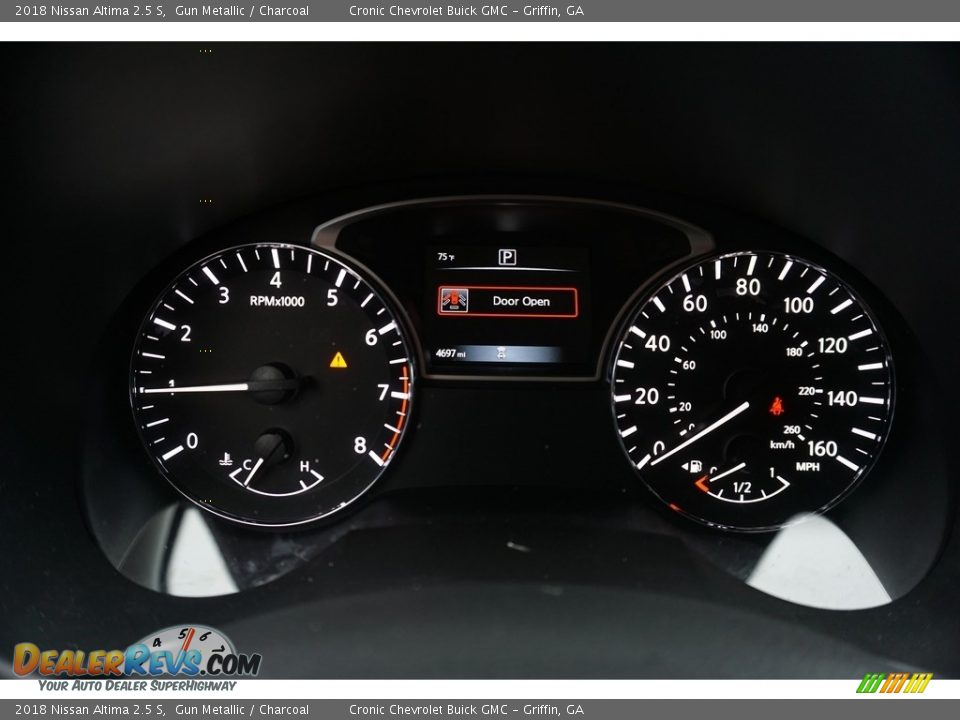 2018 Nissan Altima 2.5 S Gun Metallic / Charcoal Photo #13