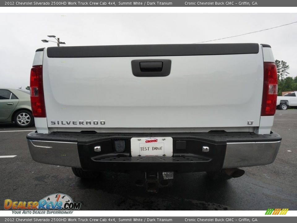 2012 Chevrolet Silverado 2500HD Work Truck Crew Cab 4x4 Summit White / Dark Titanium Photo #9