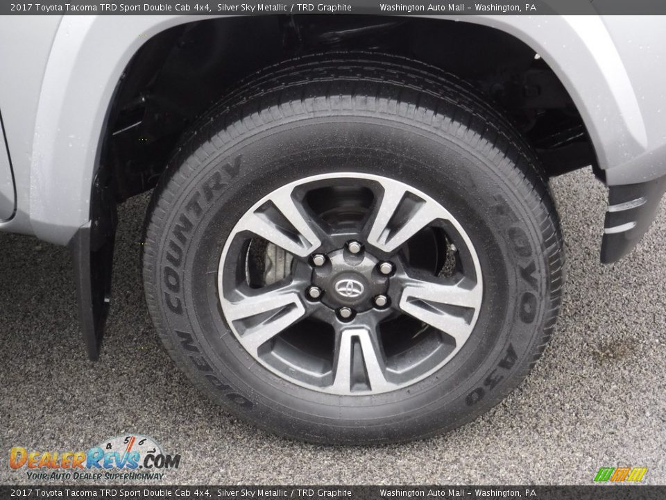 2017 Toyota Tacoma TRD Sport Double Cab 4x4 Silver Sky Metallic / TRD Graphite Photo #3