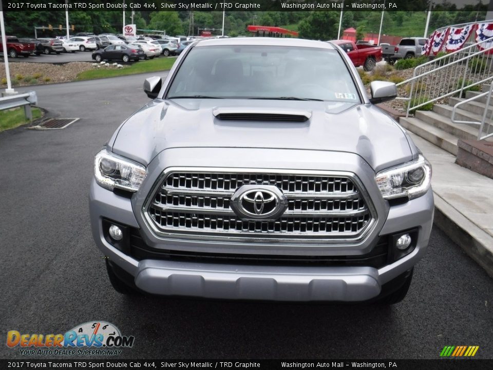 2017 Toyota Tacoma TRD Sport Double Cab 4x4 Silver Sky Metallic / TRD Graphite Photo #6