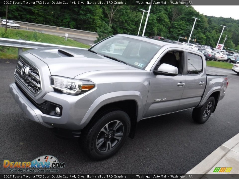 2017 Toyota Tacoma TRD Sport Double Cab 4x4 Silver Sky Metallic / TRD Graphite Photo #7