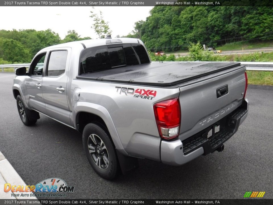 2017 Toyota Tacoma TRD Sport Double Cab 4x4 Silver Sky Metallic / TRD Graphite Photo #9