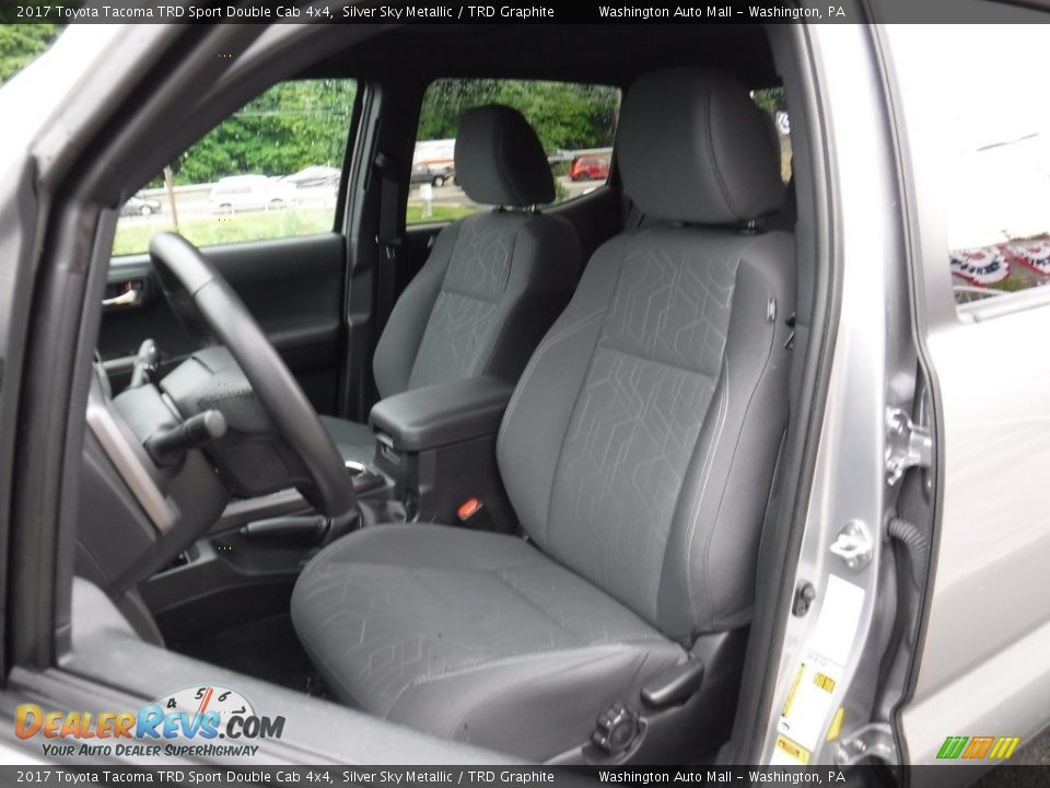 2017 Toyota Tacoma TRD Sport Double Cab 4x4 Silver Sky Metallic / TRD Graphite Photo #14