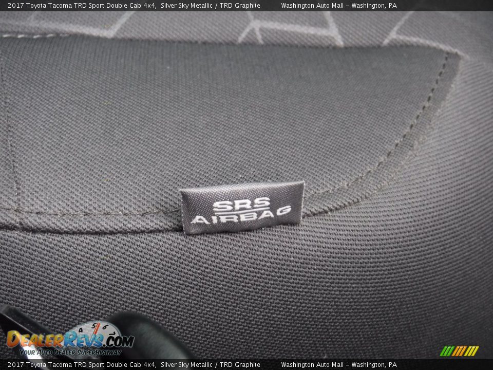 2017 Toyota Tacoma TRD Sport Double Cab 4x4 Silver Sky Metallic / TRD Graphite Photo #15