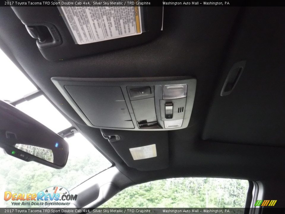 2017 Toyota Tacoma TRD Sport Double Cab 4x4 Silver Sky Metallic / TRD Graphite Photo #22