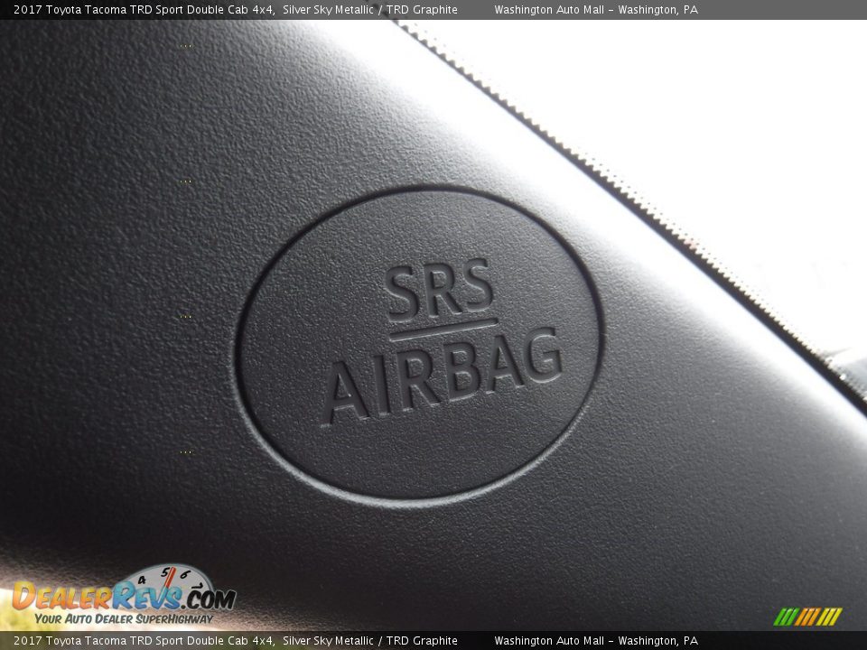 2017 Toyota Tacoma TRD Sport Double Cab 4x4 Silver Sky Metallic / TRD Graphite Photo #24