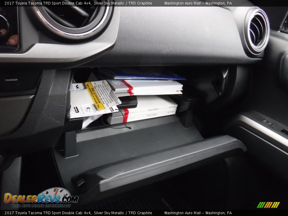 2017 Toyota Tacoma TRD Sport Double Cab 4x4 Silver Sky Metallic / TRD Graphite Photo #25