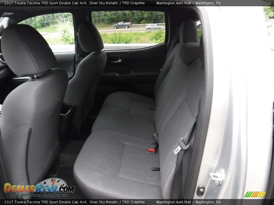 2017 Toyota Tacoma TRD Sport Double Cab 4x4 Silver Sky Metallic / TRD Graphite Photo #26