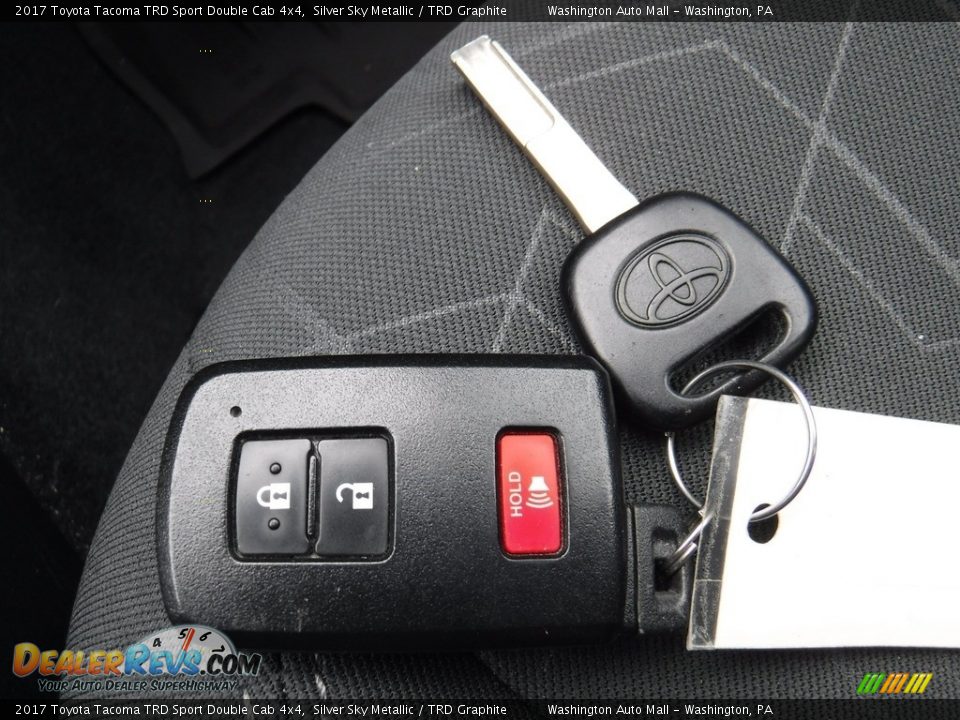 2017 Toyota Tacoma TRD Sport Double Cab 4x4 Silver Sky Metallic / TRD Graphite Photo #27