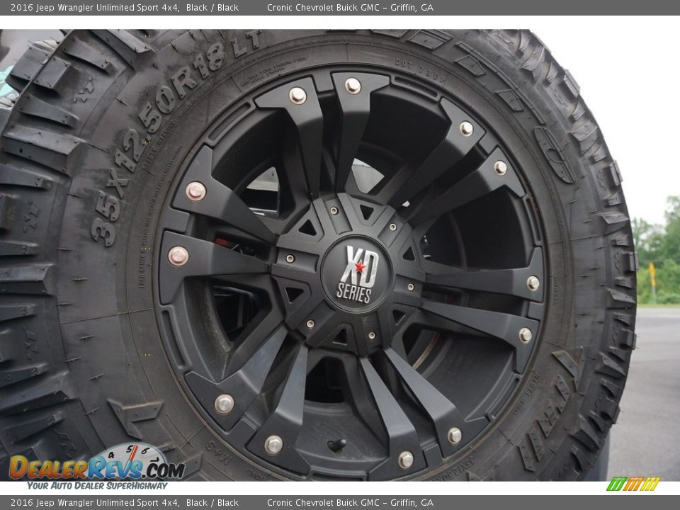 2016 Jeep Wrangler Unlimited Sport 4x4 Black / Black Photo #14