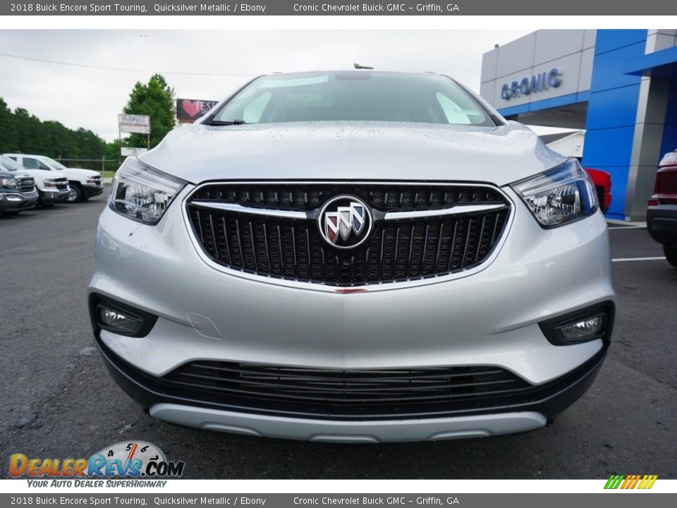 2018 Buick Encore Sport Touring Quicksilver Metallic / Ebony Photo #2