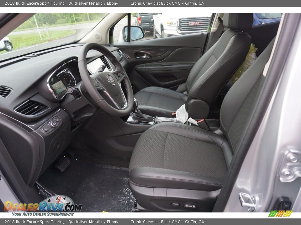 2018 Buick Encore Sport Touring Quicksilver Metallic / Ebony Photo #3