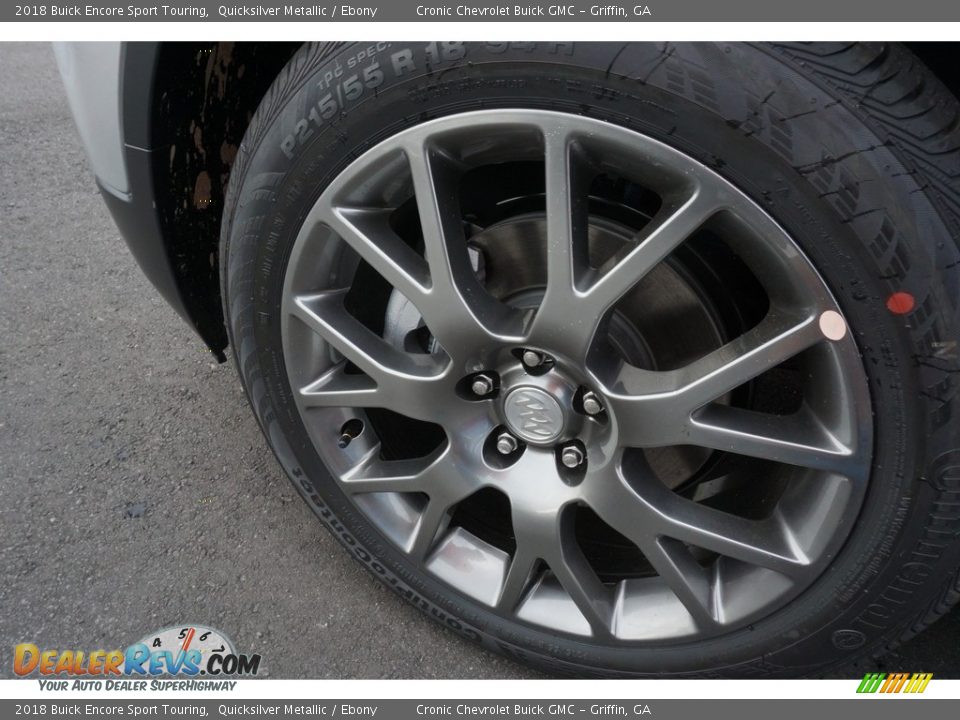 2018 Buick Encore Sport Touring Quicksilver Metallic / Ebony Photo #7