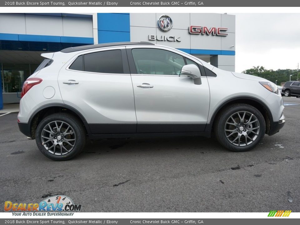 2018 Buick Encore Sport Touring Quicksilver Metallic / Ebony Photo #9