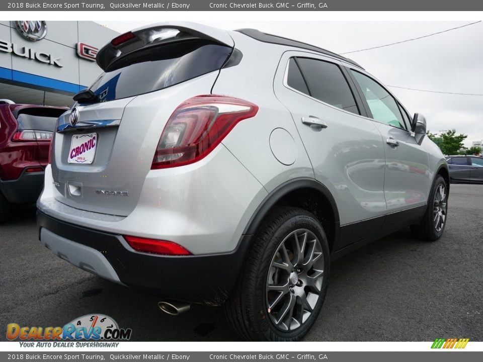 2018 Buick Encore Sport Touring Quicksilver Metallic / Ebony Photo #10