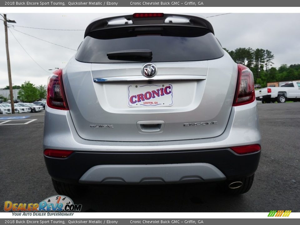 2018 Buick Encore Sport Touring Quicksilver Metallic / Ebony Photo #11