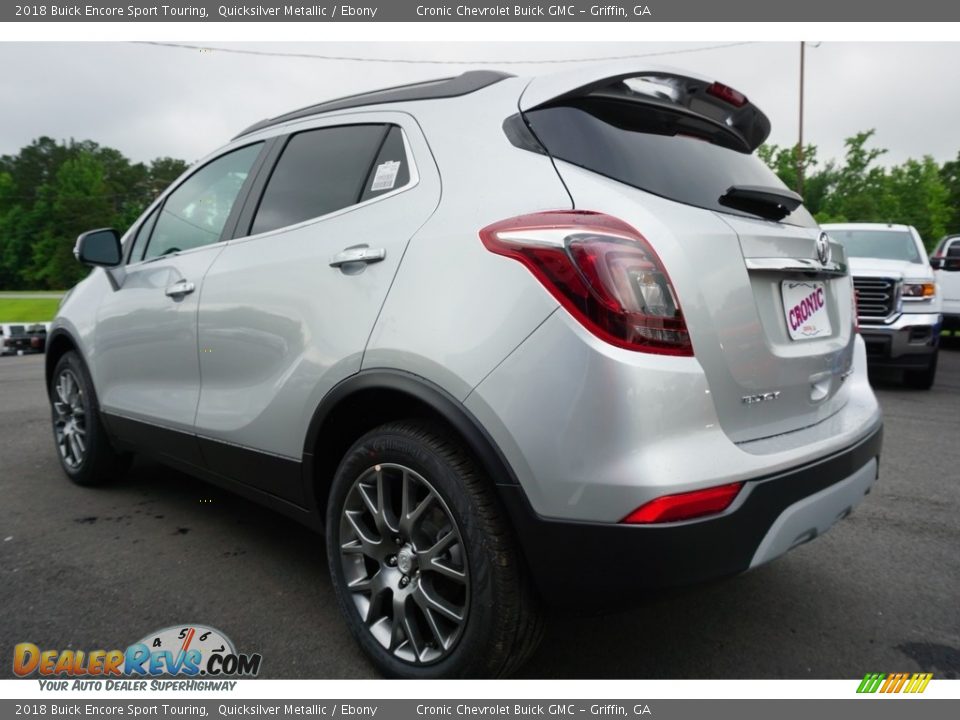 2018 Buick Encore Sport Touring Quicksilver Metallic / Ebony Photo #12