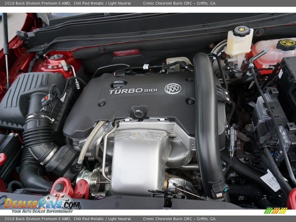 2019 Buick Envision Premium II AWD 2.0 Liter Turbocharged DOHC 16-Valve VVT 4 Cylinder Engine Photo #10