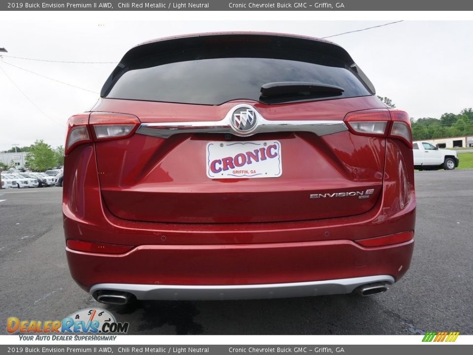 2019 Buick Envision Premium II AWD Chili Red Metallic / Light Neutral Photo #13