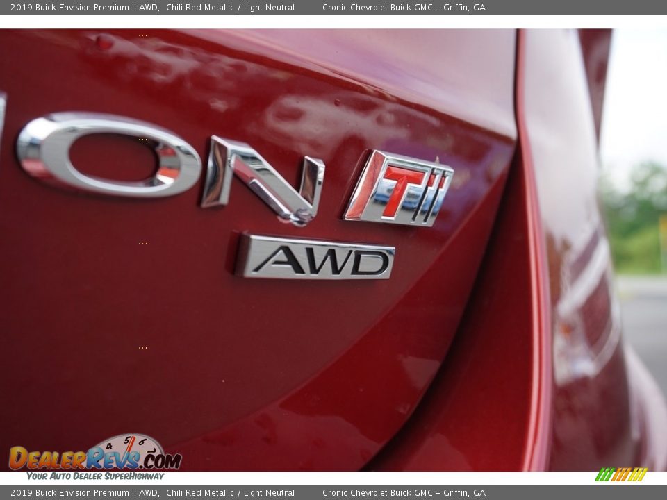 2019 Buick Envision Premium II AWD Chili Red Metallic / Light Neutral Photo #14