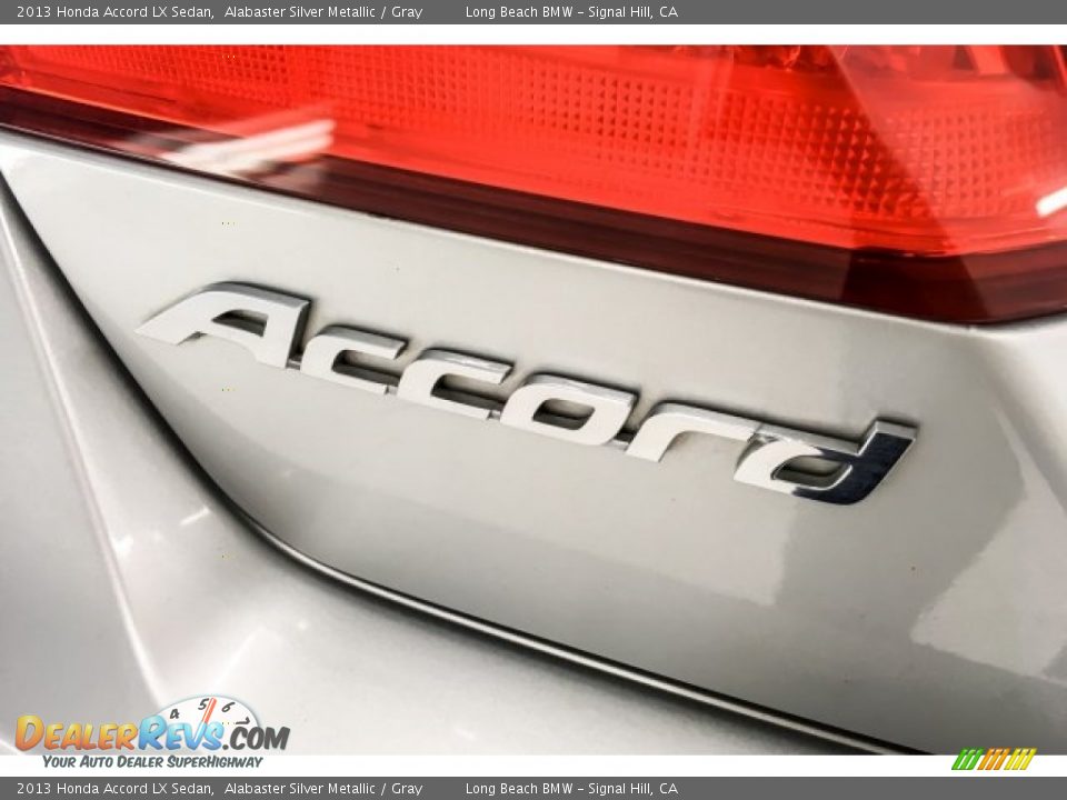 2013 Honda Accord LX Sedan Alabaster Silver Metallic / Gray Photo #7