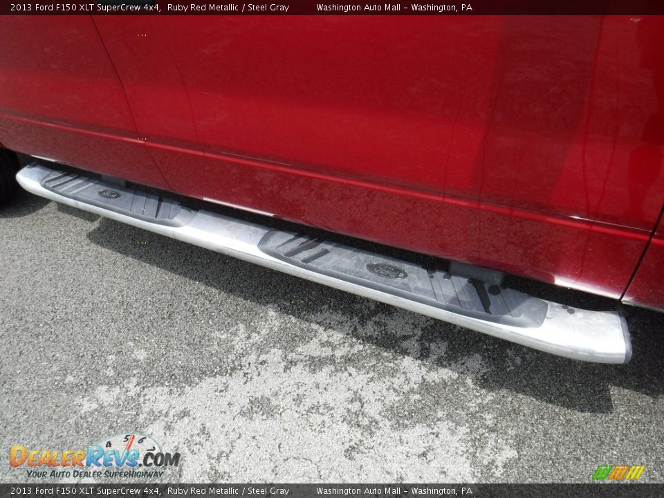2013 Ford F150 XLT SuperCrew 4x4 Ruby Red Metallic / Steel Gray Photo #3