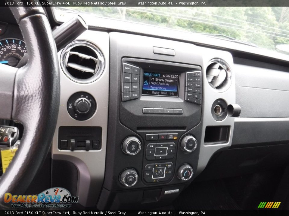 2013 Ford F150 XLT SuperCrew 4x4 Ruby Red Metallic / Steel Gray Photo #17