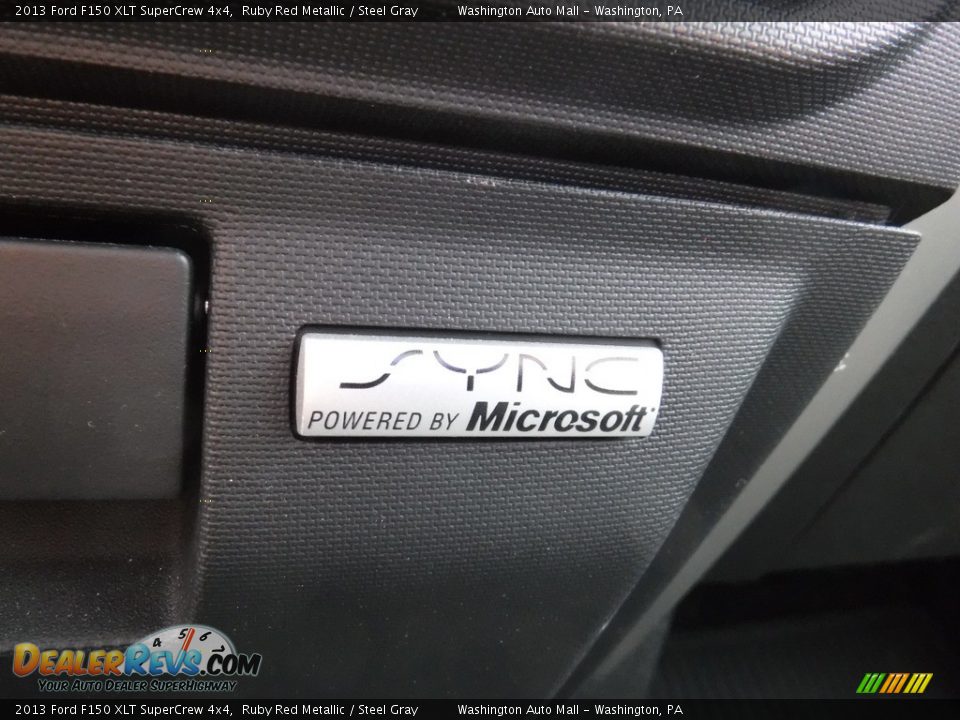2013 Ford F150 XLT SuperCrew 4x4 Ruby Red Metallic / Steel Gray Photo #22