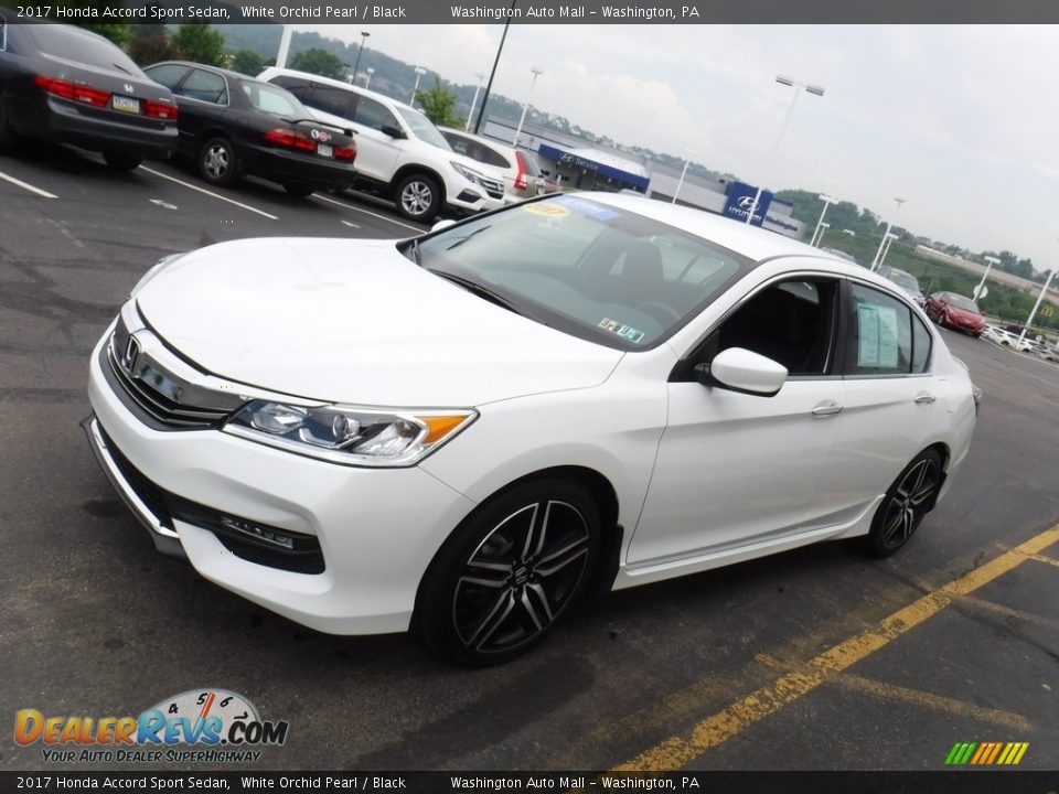 2017 Honda Accord Sport Sedan White Orchid Pearl / Black Photo #5