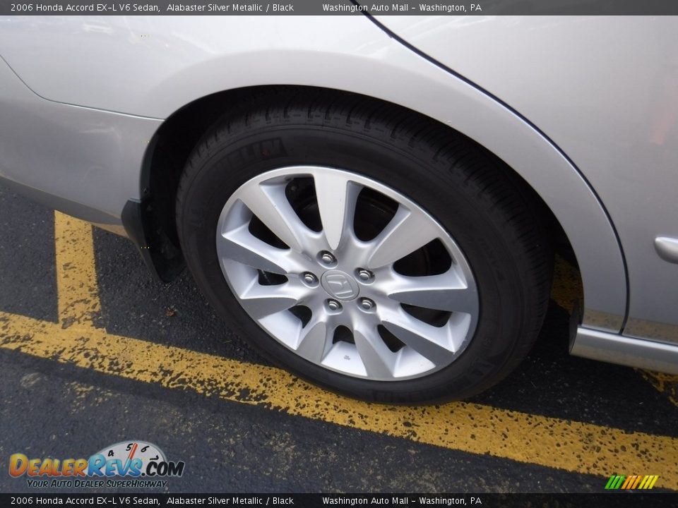 2006 Honda Accord EX-L V6 Sedan Alabaster Silver Metallic / Black Photo #3