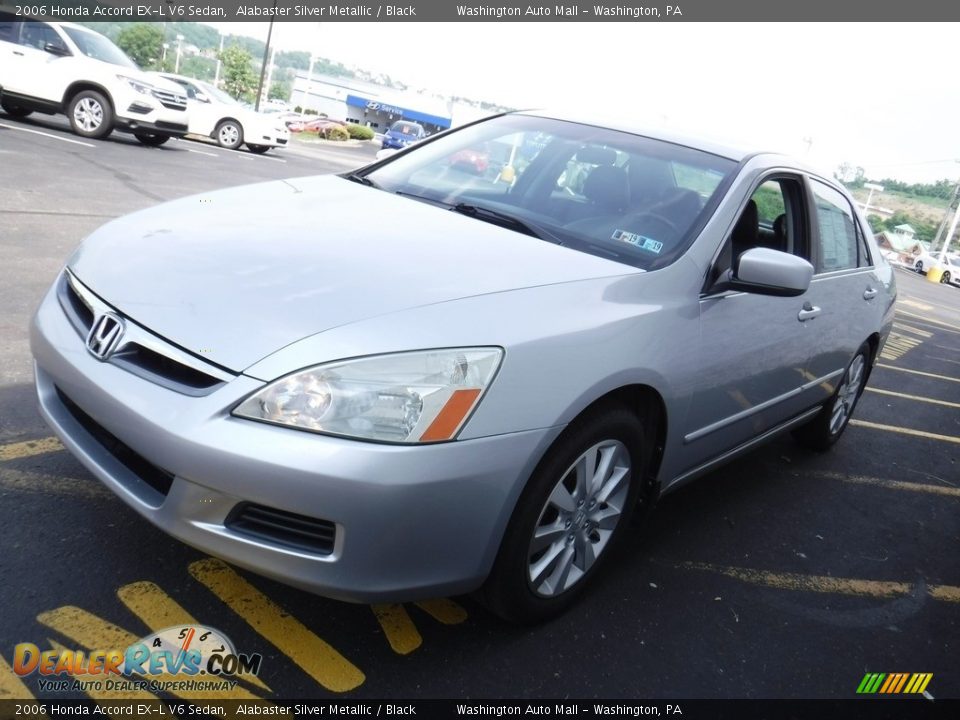 2006 Honda Accord EX-L V6 Sedan Alabaster Silver Metallic / Black Photo #6