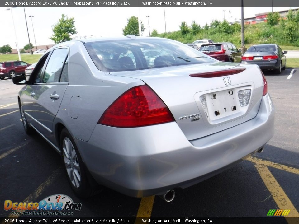 2006 Honda Accord EX-L V6 Sedan Alabaster Silver Metallic / Black Photo #7