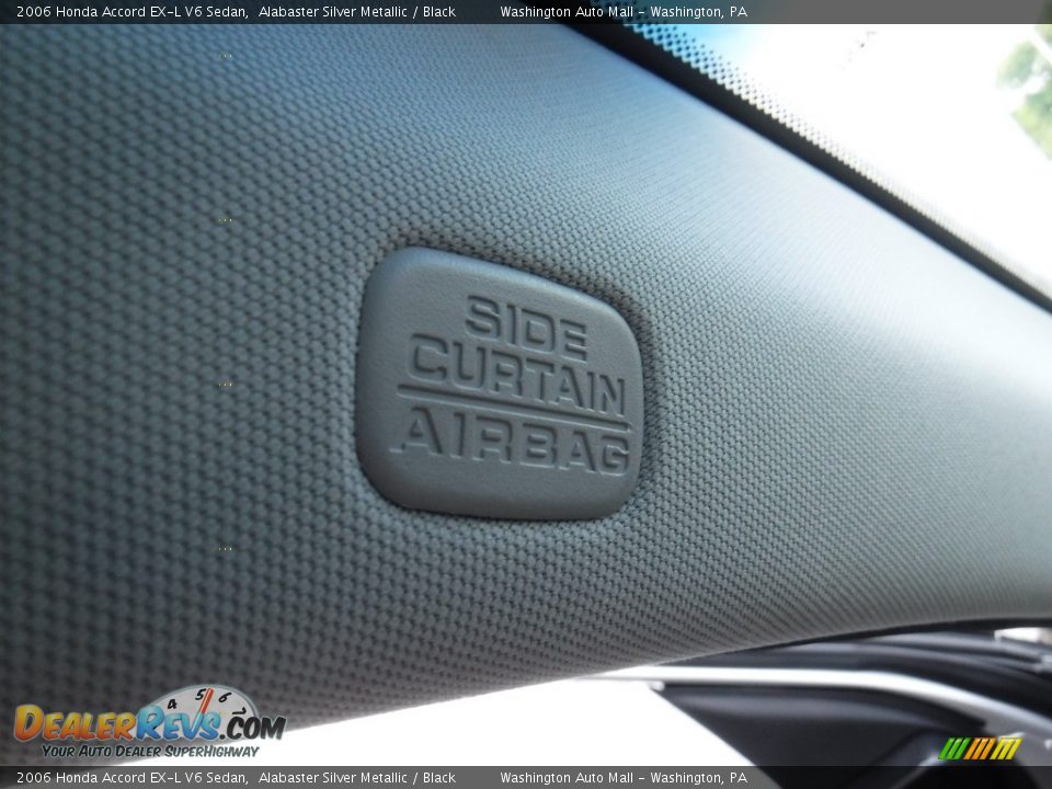 2006 Honda Accord EX-L V6 Sedan Alabaster Silver Metallic / Black Photo #19