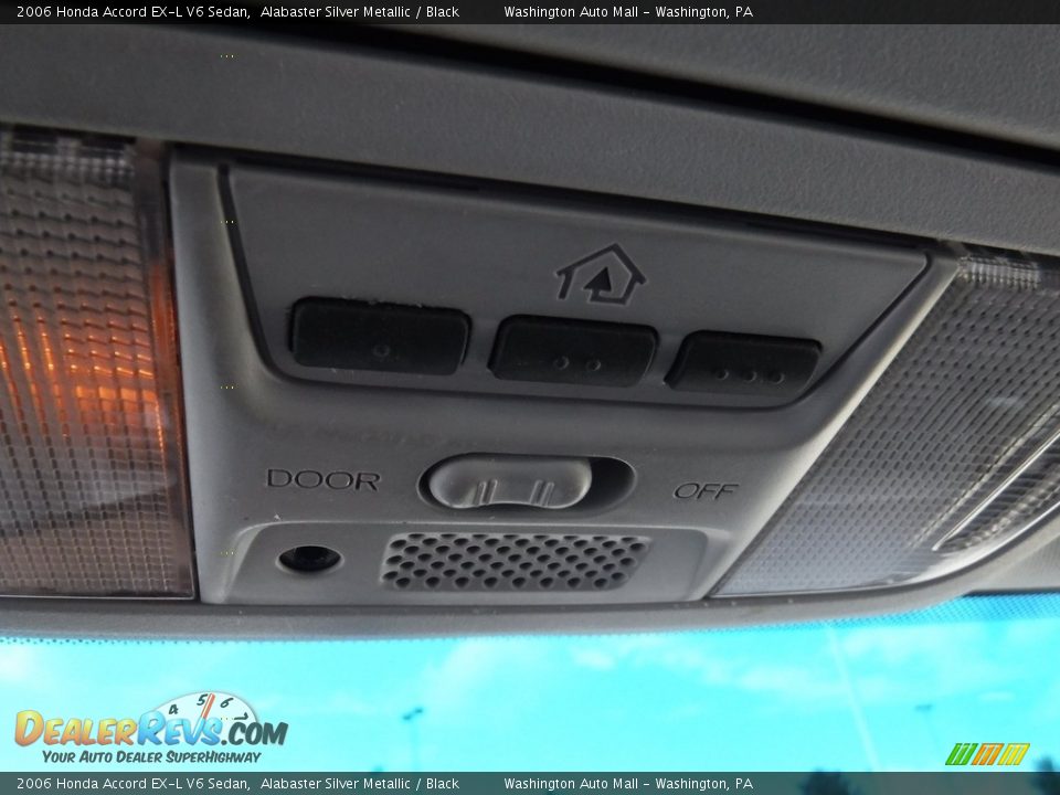 2006 Honda Accord EX-L V6 Sedan Alabaster Silver Metallic / Black Photo #20