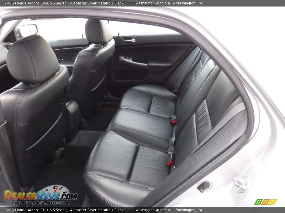 2006 Honda Accord EX-L V6 Sedan Alabaster Silver Metallic / Black Photo #22