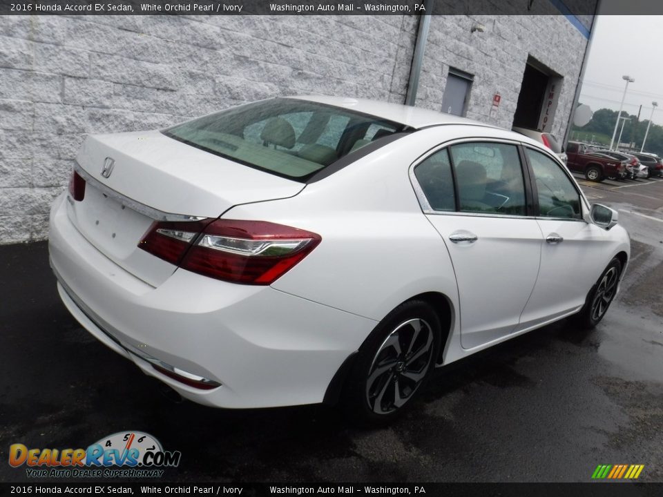 2016 Honda Accord EX Sedan White Orchid Pearl / Ivory Photo #8